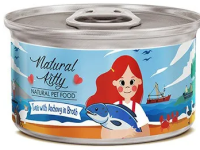 Петтрик Консервы Kitty Тунец с анчоусами в бульоне 80 г