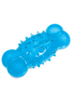 Игрушка для собак из термопласт.резины "Косточка шипованная с отверстиями" Триол (135мм)