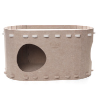 Домик для животных из войлока "Крепость", бежевый, 580*330*300мм Triol