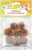 ДОГФЕСТ отбивная курица/говядина 50 гр