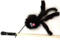 Россия Дразнилка для кошек осьминог из натуральной норки на веревке, звенящая