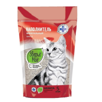 Зверьё Моё Макси, наполнитель впитывающий для кошек, 2,5 кг. 5 л.