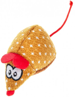 Pet-it игрушка для кошек мягкая Мышка Дуся, с мятой,4.5x16 см