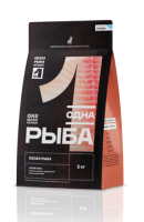 Одно Мясо сухой корм для взрослых собак малых пород Белая рыба (2 кг)