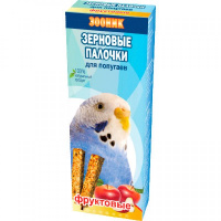 Зооник Зерновые палочки для волнистых попугаев Фруктовые 2шт.