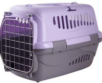 Переноска Турне М 16312 фиолет метал/дверца