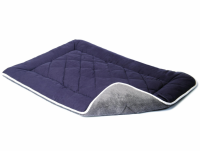 DOG GONE SMART, Нано-подстилка с меховой отделкой "Sleeper Cushion XL", тёмно-серая, 71х106 см