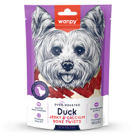 Wanpy Dog Лакомство для собак Косточки из утки 100 г