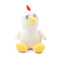 GiGwi PLUSH FRIENDZ Игрушка мягкая для собак "Петушок с пищалкой", 120мм
