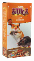 Зерно. Алиса Зерносмесь "Для хомяков + витамины" 450 гр