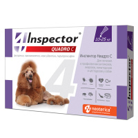 Inspector Инспектор Quadro Капли для собак 40-60кг I308 1*40 [уценка] (10-25 кг)