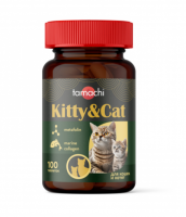 Tamachi Kitty&Cat [Китти & кет] витамины для котят и беременных кошек, 100 таб.