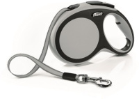 Flexi New Comfort L поводок-рулетка до 50 кг. 8 м, лента, черный/антрацит