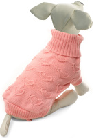 Triol Свитер "Сердечки" розовый (ХS, розовый 20 см)