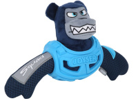 Игрушка для собак JOYSER Squad Медведь J-Bear в броне с пищалкой M/L голубой, 32 см