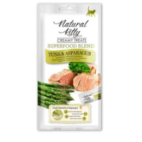 Лакомство Петтрик Natural Kitty крем-суп для кошек Тунец и спаржа, 4х12 гр.