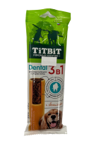 ТИТБИТ ДЕНТАЛ 3в1 с облепихой для собак мелких и средних пород 110г