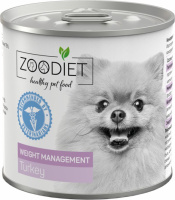 Zoodiet Корм диетический для собак Индейка контроль веса 240 г консервы