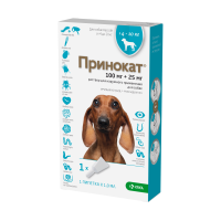 Принокат для собак (10-25 кг, 250/62,5мг, 2,5мл)