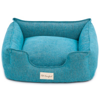 Лежанка Pet Comfort для кошек и собак мелких пород, Alpha Mirandus 43, размер S 50х60 см, бирюзовый