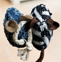 Набор мышей 2 шт. с мятой, со звуком, для кошек OurPets