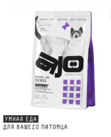 AJO Sense сухой корм низкозерновой для кошек с чувствительным пищеварением оленина [уценка] (1,5 кг)