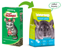Зоомир Мадам Шинши Корм для шиншилл, (800 гр)