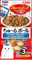 INABA CiaoChuruBall Лак-во-топ д/кош ТунМаг/Кац3шт/10г*3 ПОШТУЧНО