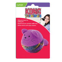 KONG игрушка для кошек Кот-клубок, с мятой, цвета в ассортименте