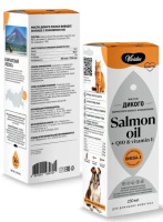 Масло дикого лосося Вивидусс коэнзимом Q10 (0,25 л)