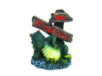 PRIME Декорация пластиковая Крокодильчик 5.5X4X6.5 см.