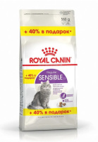 Royal Canin Sensible 33 сухой корм для взрослых котов и кошек с чувствительной пищеварительной системой, (400+160гр)