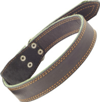 Ошейник кожа двойной на брезенте 11232046 36мм*690мм Гамма