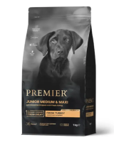Premier Dog Turkey JUNIOR Medium&Maxi [Свежее мясо индейки для юниоров средних и крупных пород] (1 кг)