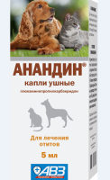 АВЗ Кап.уш.Анандин 5мл. от отитов АВЗ 1*80 [уценка]