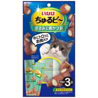 INABA / ИНАБА ЧУРУ-БИ ЗАПЕЧ.ТРУБОЧКИ С КУРИНЫМ ФИЛЕ И ТУНЦОМ Д/КОШЕК, 10 ГР - 3 ШТ ПОШТУЧНО