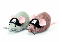 Камон Игрушка Мышь-пират коричневая. 10 см