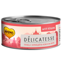 Мнямс для кошек Тунец с курицей в нежном желе 70 г