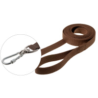 Поводок с карабином брезент сшивной монтажный карабин + вертлюг 3 м [25мм] 73-5279