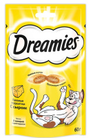 Dreamies лакомые подушечки с сыром (60гр)
