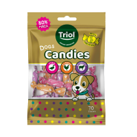 Триол Лакомство для собак FUN FOOD "Конфеты мясные из курицы, утки, ягненка" (70 гр)