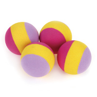 Чистый котик Игрушка для кошек "Мячик" полосатый 3,5 см CT14203