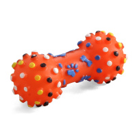 Триол Игрушка для собак, Гантель с шипами, 105 мм.