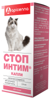 Apicenna Стоп-Интим КАПЛИ д/кошек 2,5мл . АпиСан