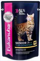 EUK пауч для кошек старше 7 лет курица 85г [уценка]