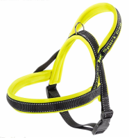 Шлейка SPORT DOG S нейлоновая с мягкой подкладкой, жёлтая