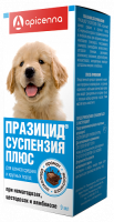 Apicenna Празицид + жид.для щенков средн. и крупных пород 1мл на 3кг,9 мл