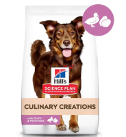 Сухой корм для собак Hills Science Plan Culinary Creations средних пород для поддержания иммунитета с уткой и картофелем (2,5 кг)