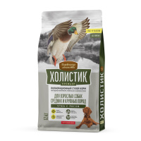 Деревенские лакомства Холистик Премьер д/собак средних и крупных пород утка,рис (12 кг)