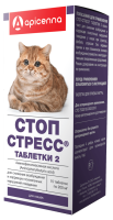 Apicenna Стоп-Стресс табл.д/кошек 15таб
